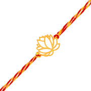 Lotus 925 sterling silver rakhi