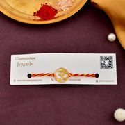 Om 925 sterling silver rakhi