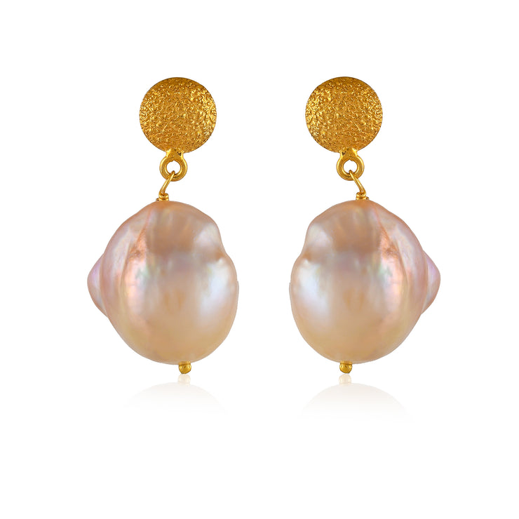 Baroque Pearl Silver Earring